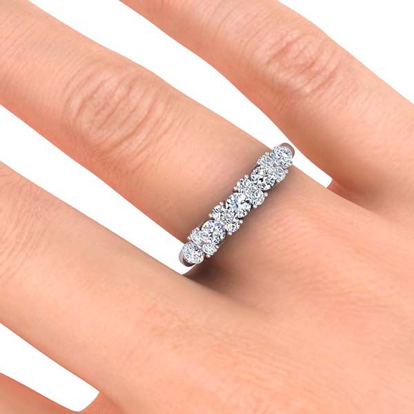 Michelle Moissanite Band