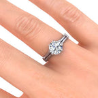Scully Moissanite Ring