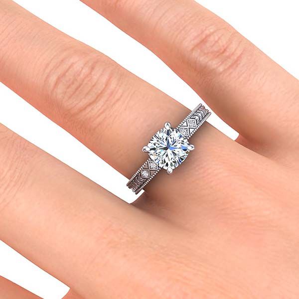 Adeline Moissanite Ring