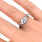 Mary Moissanite Ring