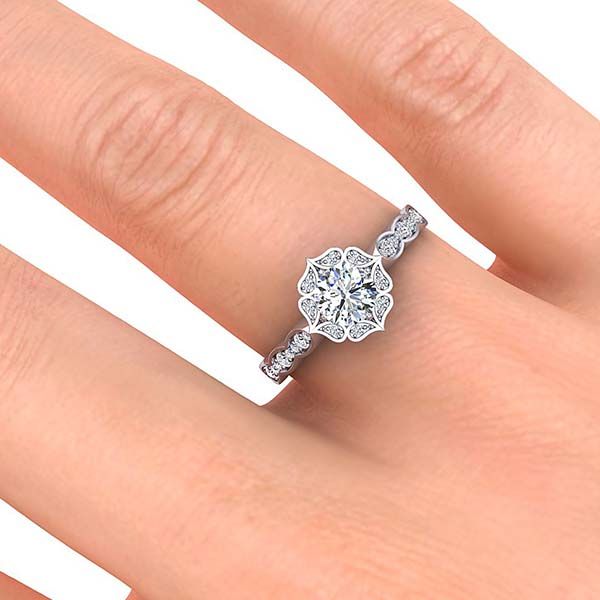 Vera Moissanite Ring