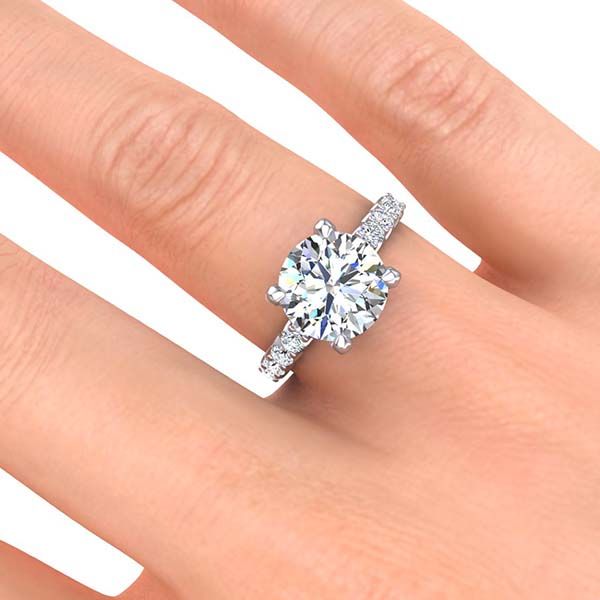 Sabrina Moissanite Ring