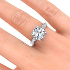 Sabrina Moissanite Ring