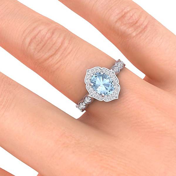 Millie Aquamarine Ring
