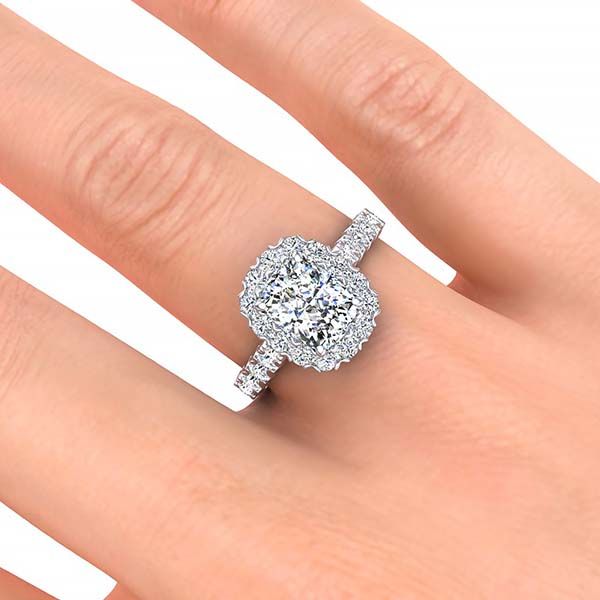 Cynthia Moissanite Ring