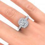 Cynthia Moissanite Ring