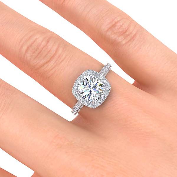 Emily Moissanite Ring