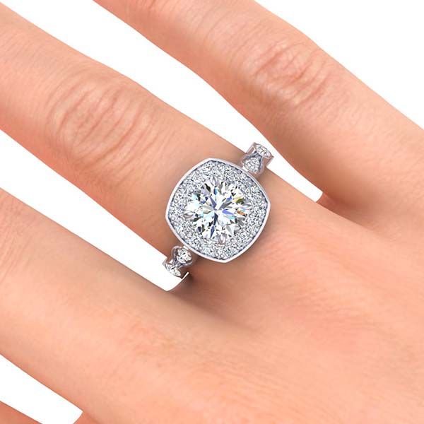 Allison Moissanite Ring