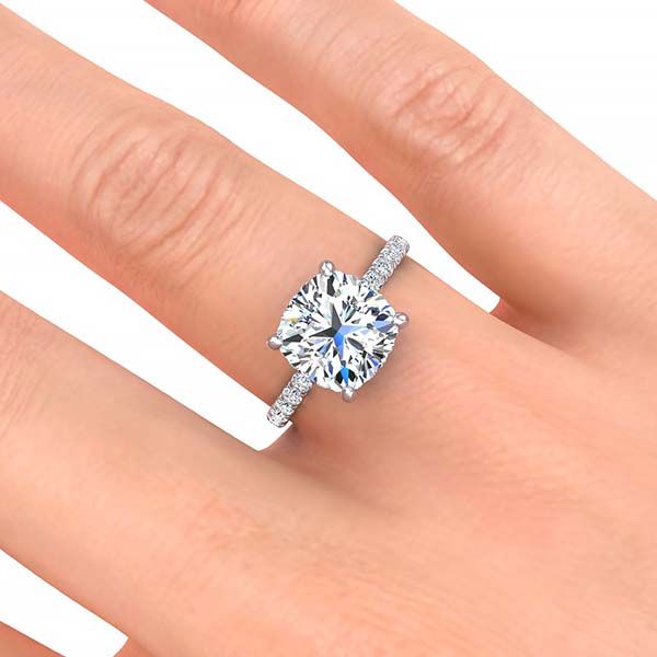 Iris Moissanite Ring