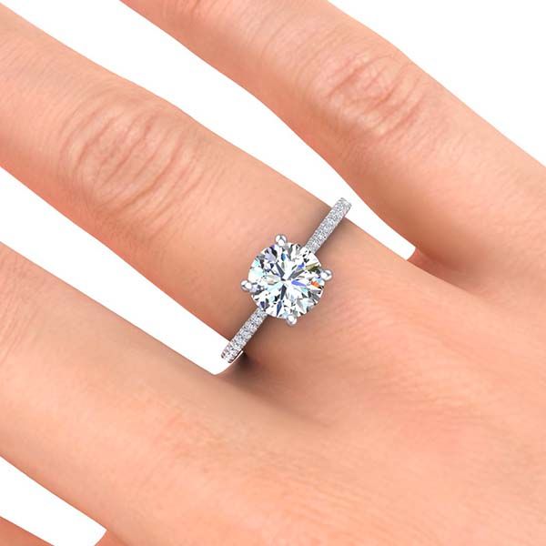 Haley Moissanite Ring