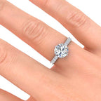 Krystal Moissanite Ring