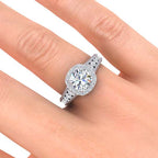 Shirley Moissanite Ring