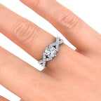 Faith Moissanite Ring