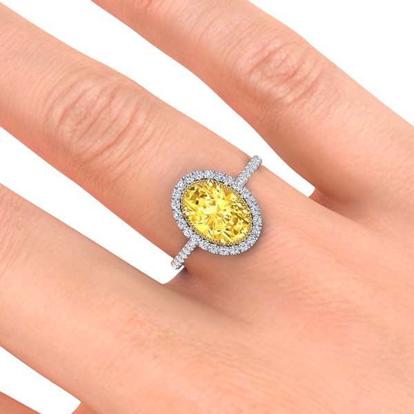 Athena Moissanite Ring