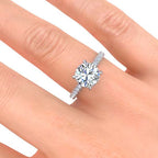 Monica Moissanite Ring