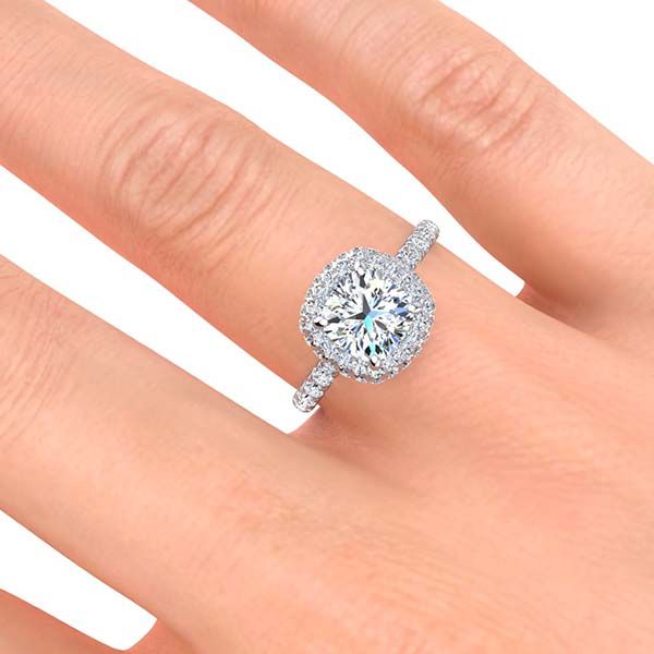 Eliane Moissanite Ring