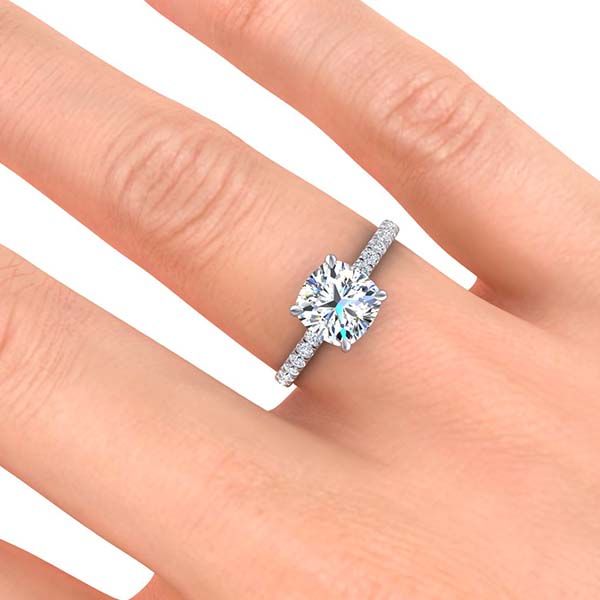 Rebecca Moissanite Ring