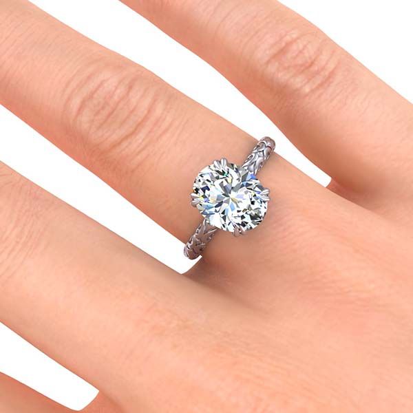 Judith Moissanite Ring