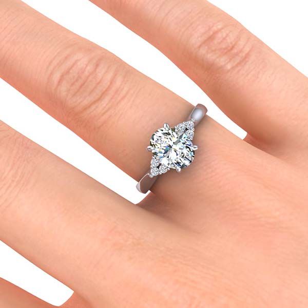 Simone Moissanite Ring