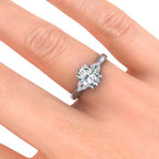 Simone Moissanite Ring