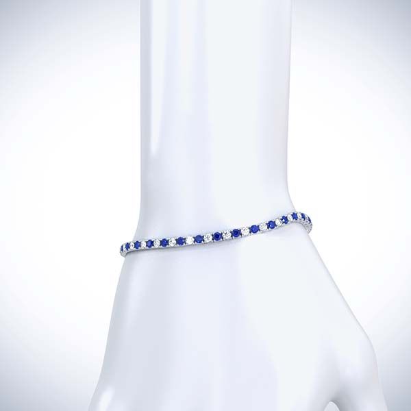 Sapphire and Diamond Bracelet