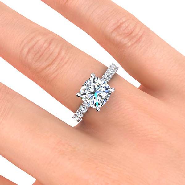 Halsey Moissanite Ring