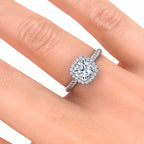 Alyssa Moissanite Ring