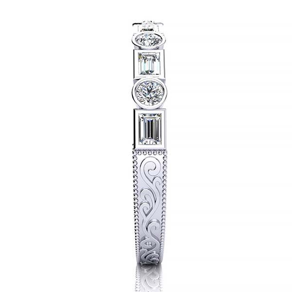 Megan Baguette Diamond Ring