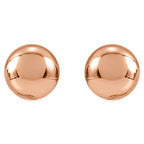 Ball Earrings — 14K Rose Gold — 3 mm — view 2
