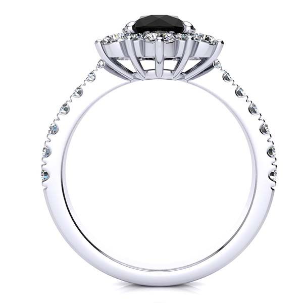 Snowflake Black Diamond Ring