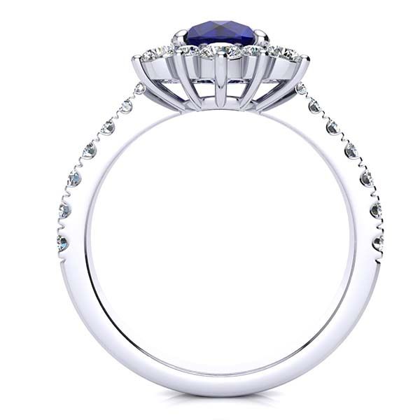 Snowflake Sapphire Ring