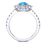 Snowflake Topaz Ring
