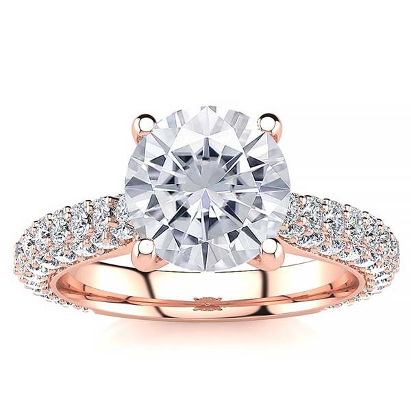 Rosemary Moissanite Ring