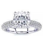 Rosemary Moissanite Ring
