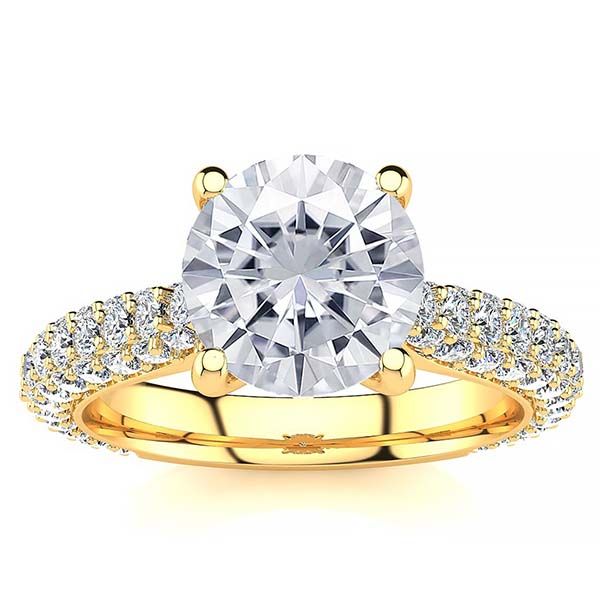 Rosemary Moissanite Ring