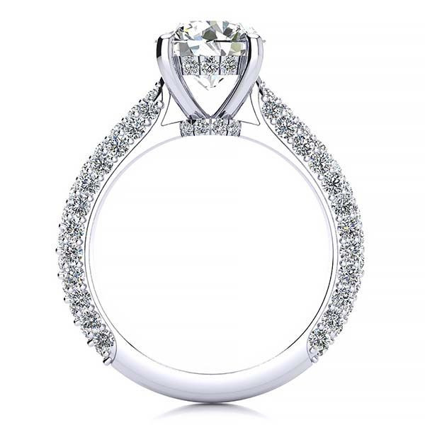 Rosemary Moissanite Ring