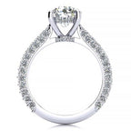 Rosemary Moissanite Ring