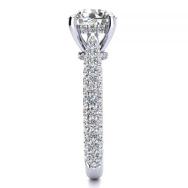 Rosemary Moissanite Ring