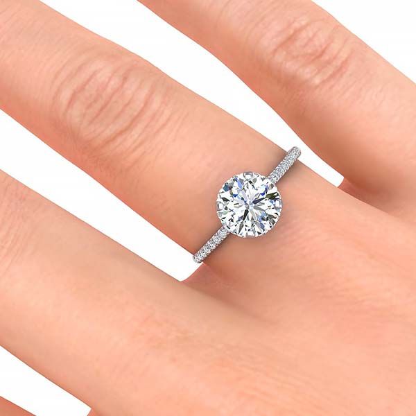 Aliana Moissanite Ring