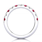 3.2mm Ruby Diamond Ring