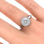 Abigail Moissanite Ring