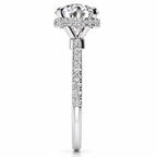 Aliana Lab Grown Diamond Ring — white gold — end view