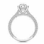 Alicia Lab Grown Diamond Ring — white gold — side view