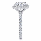 Alora Lab Grown Diamond Ring — white gold — end view