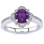 Luna Amethyst Ring