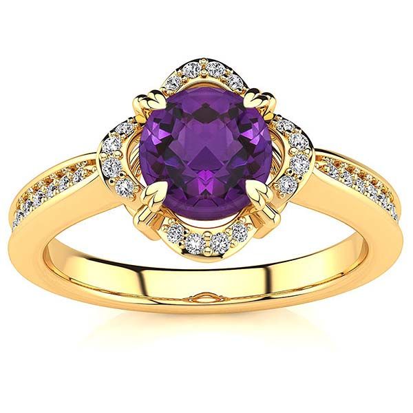 Luna Amethyst Ring