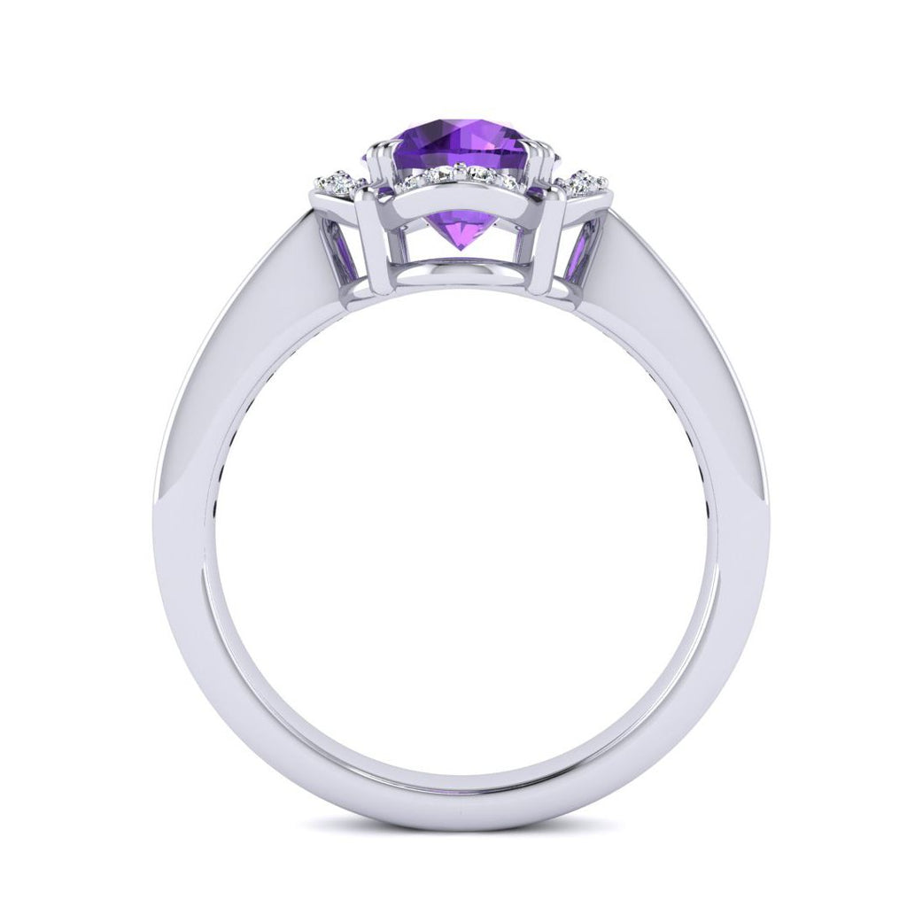 Luna Amethyst Ring