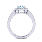Luna Aquamarine Ring
