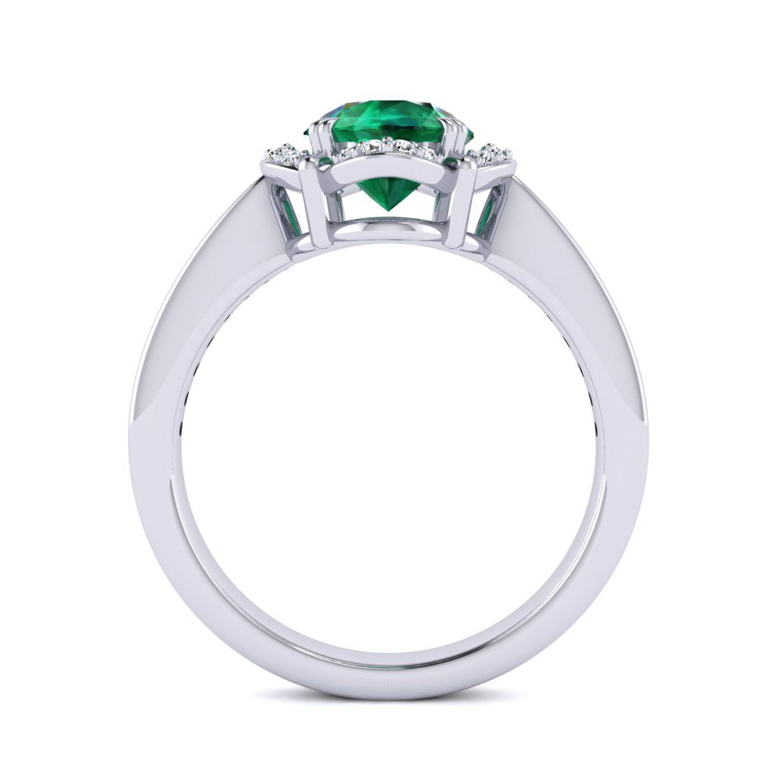 Luna Emerald Ring
