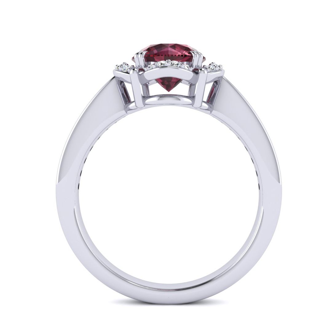 Luna Garnet Ring